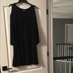 Chico's Elegant Black Velvet Dress
